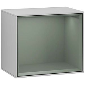 Villeroy and Boch Finion module G580GMGJ 41.8x35.6x27cm, Emotion, shelf Olive Matt, Light gray matt