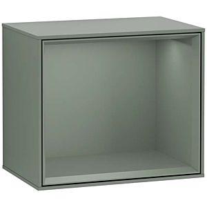 Villeroy and Boch Finion module G580GMGM 41.8x35.6x27cm, Emotion, shelf Olive Matt, Olive Matt Lacquer