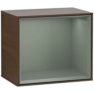 Villeroy et Boch module d&#39; Finion G580GMGN 41.8x35.6x27cm, Emotion, étagère Olive Matt, placage noyer