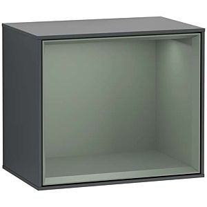 Villeroy und Boch Finion Regalmodul G580GMHG 41,8x35,6x27cm, Emotion, Regal Olive Matt, Midnight Blue Matt Lacquer