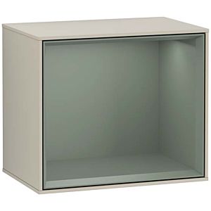 Villeroy and Boch Finion module G580GMHH 41.8x35.6x27cm, Emotion, shelf Olive Matt, Sand Matt Lacquer