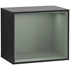 Villeroy und Boch Finion Regalmodul G580GMPD 41,8x35,6x27cm, Emotion, Regal Olive Matt, Black matt lacquer