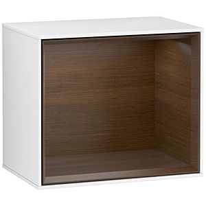 Villeroy et Boch module d&#39; Finion G580GNGF 41.8x35.6x27cm, Emotion, étagère Walnut Veneer , laqué blanc brillant