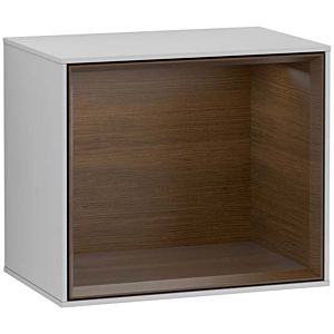 Villeroy and Boch Finion module G580GNGJ 41.8x35.6x27cm, Emotion, shelf Walnut Veneer , light gray matt