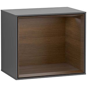 Villeroy and Boch Finion module G580GNGK 41.8x35.6x27cm, Emotion, shelf Walnut Veneer , anthracite matt