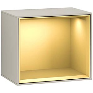 Villeroy and Boch Finion module G580HFHH 41.8x35.6x27cm, Emotion, shelf gold matt, Sand Matt Lacquer