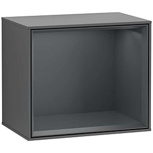Villeroy und Boch Finion Regalmodul G580HGGK 41,8x35,6x27cm, Emotion, Regal Midnight Blue, Anthracite matt