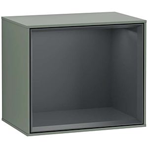 Villeroy and Boch Finion module G580HGGM 41.8x35.6x27cm, Emotion, shelf Midnight Blue , Olive Matt Lacquer