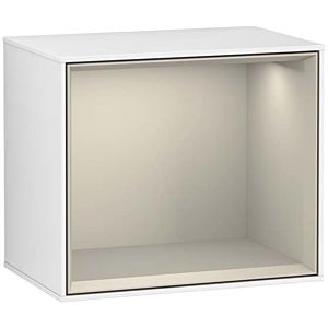 Villeroy and Boch Finion module G580HHGF 41.8x35.6x27cm, Emotion, shelf Sand matt, glossy white lacquer