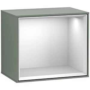 Villeroy et Boch module d&#39; Finion G580MTGM 41.8x35.6x27cm, Emotion, étagère White Matt , Olive Matt Lacquer
