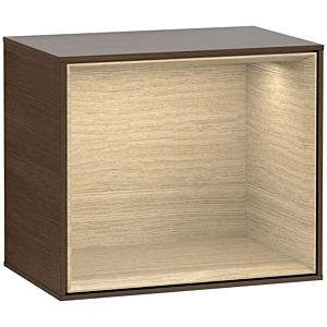 Villeroy und Boch Finion Regalmodul G580PCGN 41,8x35,6x27cm, Emotion, Regal Oak Veneer, Walnut veneer