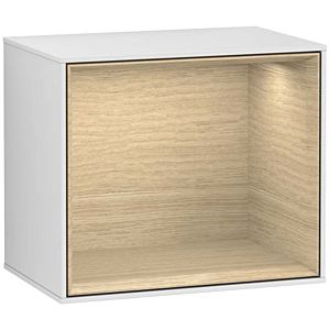 Villeroy and Boch Finion module G580PCMT 41.8x35.6x27cm, Emotion, shelf Oak Veneer , white matt lacquer