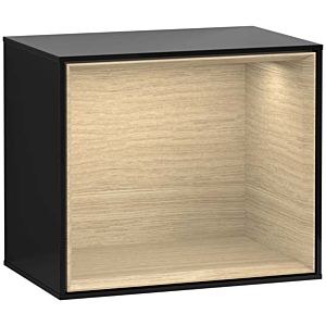 Villeroy und Boch Finion Regalmodul G580PCPH 41,8x35,6x27cm, Emotion, Regal Oak Veneer, Glossy Black Lacquer