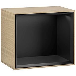 Villeroy und Boch Finion Regalmodul G580PDPC 41,8x35,6x27cm, Emotion, Regal Black Matt, Oak Veneer