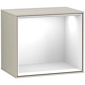 Villeroy und Boch Finion Regalmodul G590GFHH 41,8x35,6cm, Ladestation, Emotion, Regal Glossy White, Sand Matt Lacquer