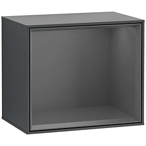 Villeroy et Boch module d&#39; Finion G590GKHG 41.8x35.6cm, station de charge, Emotion, étagère Antracite Matt, Midnight Blue Matt Lacquer