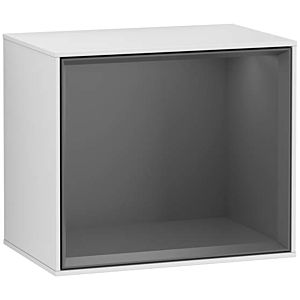 Villeroy et Boch module d&#39; Finion G590GKMT 41.8x35.6cm, station de charge, Emotion, étagère Antracite Matt, laqué blanc mat