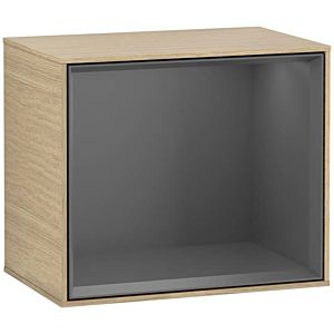 Villeroy et Boch module d&#39; Finion G590GKPC 41.8x35.6cm, station de charge, Emotion, étagère Antracite Matt, Oak Veneer