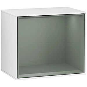 Villeroy und Boch Finion Regalmodul G590GMGF 41,8x35,6cm, Ladestation, Emotion, Regal Olive Matt, Glossy white lacquer