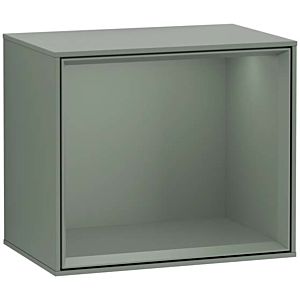 Villeroy und Boch Finion Regalmodul G590GMGM 41,8x35,6cm, Ladestation, Emotion, Regal Olive Matt, Olive Matt Lacquer