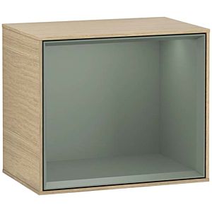 Villeroy und Boch Finion Regalmodul G590GMPC 41,8x35,6cm, Ladestation, Emotion, Regal Olive Matt, Oak Veneer