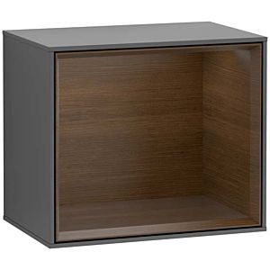 Villeroy and Boch Finion module G590GNGK 41.8x35.6cm, charging station, emotion, shelf Walnut Veneer , anthracite matt