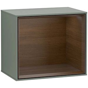 Villeroy and Boch Finion module G590GNGM 41.8x35.6cm, charging station, emotion, shelf Walnut Veneer , Olive Matt Lacquer