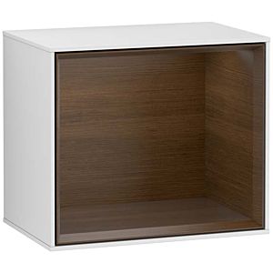 Villeroy and Boch Finion module G590GNMT 41.8x35.6cm, charging station, emotion, shelf Walnut Veneer , white matt lacquer