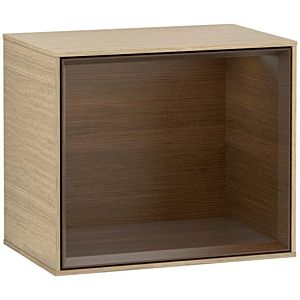 Villeroy und Boch Finion Regalmodul G590GNPC 41,8x35,6cm, Ladestation, Emotion, Regal Walnut Veneer, Oak Veneer
