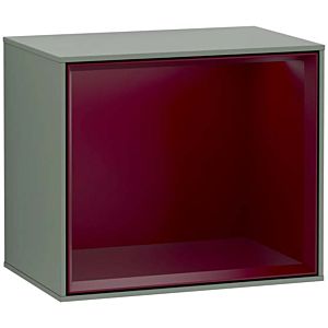 Villeroy and Boch Finion module G590HBGM 41.8x35.6cm, charging station, emotion, shelf Peony Matt , Olive Matt Lacquer