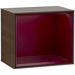 Villeroy und Boch Finion Regalmodul G590HBGN 41,8x35,6cm, Ladestation, Emotion, Regal Peony Matt, Walnut veneer