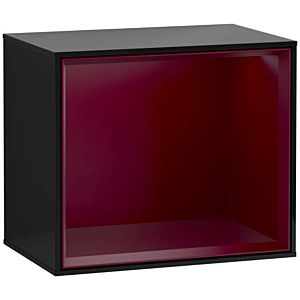 Villeroy and Boch Finion module G590HBPH 41.8x35.6cm, charging station, emotion, shelf Peony Matt , Glossy Black Lacquer