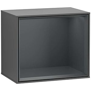 Villeroy und Boch Finion Regalmodul G590HGGK 41,8x35,6cm, Ladestation, Emotion, Regal Midnight Blue, Anthracite matt