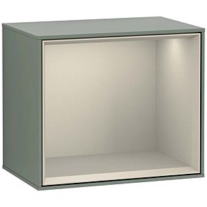 Villeroy und Boch Finion Regalmodul G590HHGM 41,8x35,6cm, Ladestation, Emotion, Regal Sand Matt, Olive Matt Lacquer
