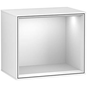 Villeroy und Boch Finion Regalmodul G590MTGF 41,8x35,6cm, Ladestation, Emotion, Regal White Matt, Glossy white lacquer