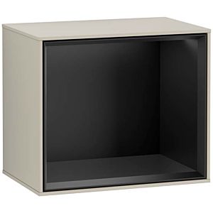 Villeroy und Boch Finion Regalmodul G590PDHH 41,8x35,6cm, Ladestation, Emotion, Regal Black Matt, Sand Matt Lacquer