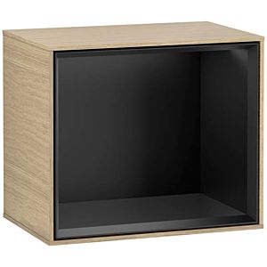 Villeroy and Boch Finion module G590PDPC 41.8x35.6cm, charging station, emotion, shelf black matt, Oak Veneer