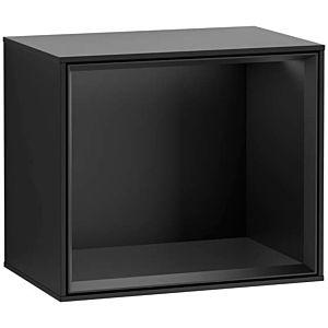 Villeroy und Boch Finion Regalmodul G590PDPD 41,8x35,6cm, Ladestation, Emotion, Regal Black Matt, Black matt lacquer