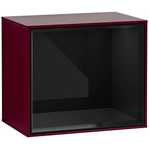 Villeroy und Boch Finion Regalmodul G590PHHB 41,8x35,6cm, Ladestation, Emotion, Regal Glossy Black, Peony Matt