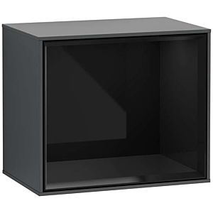 Villeroy und Boch Finion Regalmodul G590PHHG 41,8x35,6cm, Ladestation, Emotion, Regal Glossy Black, Midnight Blue Matt Lacquer