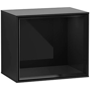 Villeroy et Boch module d&#39; Finion G590PHPD 41.8x35.6cm, station de charge, Emotion, étagère Glossy Black, laqué noir mat