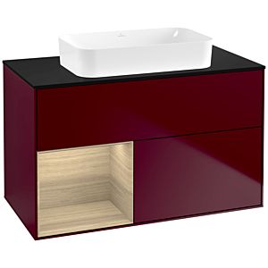 Villeroy and Boch Finion Villeroy and Boch Finion G652PCHB 100x60.3x50.1cm, shelf on the left Oak Veneer , Peony Matt