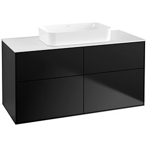 Villeroy and Boch Finion Villeroy and Boch Finion G67100PD 120x60.3x50.1cm, glass White Matt , black matt lacquer