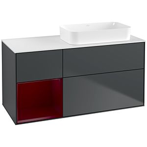 Villeroy and Boch Finion Villeroy and Boch Finion G681HBHG 120x60.3x50.1cm, shelf on the left Peony , Midnight Blue Matt Lacquer
