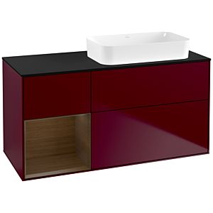 Villeroy and Boch Finion Villeroy and Boch Finion G682GNHB 120x60.3x50.1cm, shelf left Walnut veneer, Peony Matt