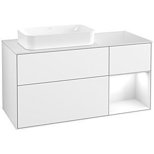 Villeroy and Boch Finion Villeroy and Boch Finion G691GFGF 120x60.3x50.1cm, shelf on the right Glossy white lacquer, Glossy white lacquer