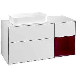 Villeroy and Boch Finion Villeroy and Boch Finion G691HBMT 120x60.3x50.1cm, shelf on the right Peony , white matt lacquer