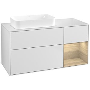 Villeroy and Boch Finion Villeroy and Boch Finion G691PCMT 120x60.3x50.1cm, shelf on the right Oak Veneer , white matt lacquer