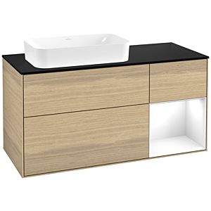 Villeroy and Boch Finion Villeroy and Boch Finion G692GFPC 120x60.3x50.1cm, shelf on the right Glossy white lacquer, Oak Veneer