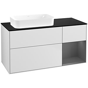 Villeroy and Boch Finion Villeroy and Boch Finion G692GKMT 120x60.3x50.1cm, shelf on the right anthracite matt, white matt lacquer